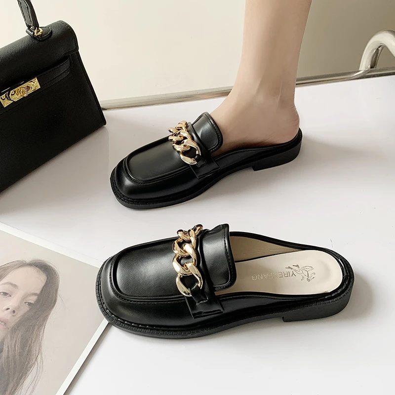 Women's Closed Toe Soft Bottom Walking Shoes Non Slip Round Toe Slippers for Women Female Comfortable Low Heel Outside Mules
Women's Closed Toe Soft Bottom Walking Shoes Non Slip Round Toe Slippers for Women Female Comfortable Low Heel Outside Mules