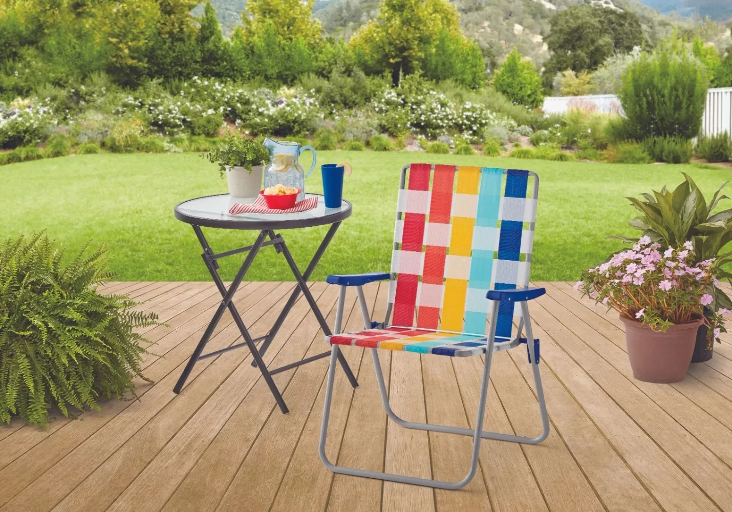 Mainstays High Back Steel Frame Web Strap Chair, Multicolor-2 Pack foldable chair recliner chair camping chair
Mainstays High Back Steel Frame Web Strap Chair, Multicolor-2 Pack foldable chair recliner chair camping chair
