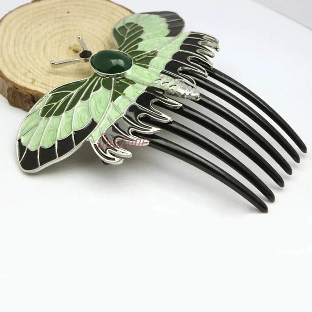 

Titanic Butterfly Rose Cosplay Alloy Vintage Hairpins Hair Combs Jewelry Accessories Gift Souvenir Collectible
