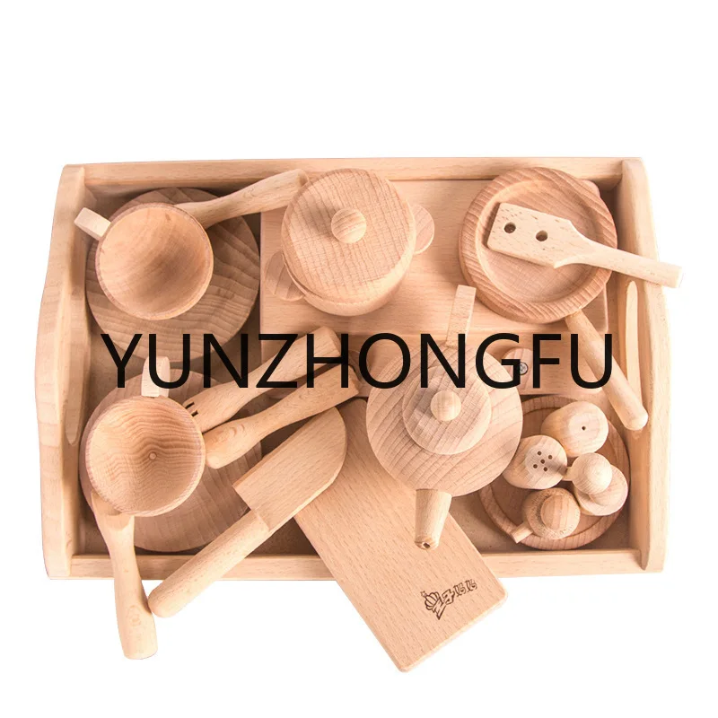 Wooden Tea Pot Toys Wooden Tea Tray Play Pretend Beech Cooking Toy Montessori Baby Kitchen Accessories for Kids Gift
Wooden Tea Pot Toys Wooden Tea Tray Play Pretend Beech Cooking Toy Montessori Baby Kitchen Accessories for Kids Gift