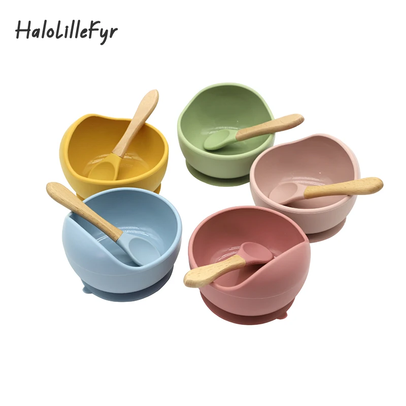 2PCS/Set Baby Silicone Suction Bowl With Spoon for Kids Waterproof Infant Feeding Bowls Toddler Non-Slip Tableware Baby Stuff
2PCS/Set Baby Silicone Suction Bowl With Spoon for Kids Waterproof Infant Feeding Bowls Toddler Non-Slip Tableware Baby Stuff