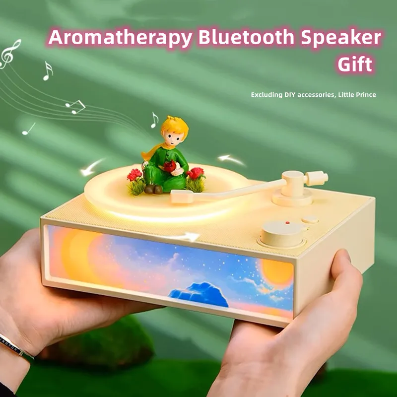 Wireless Bluetooth Audio Retro Time Machine Turntable Aromatherapy Light Painting Speakers Multifunctional Player Creative Gifts
Wireless Bluetooth Audio Retro Time Machine Turntable Aromatherapy Light Painting Speakers Multifunctional Player Creative Gifts