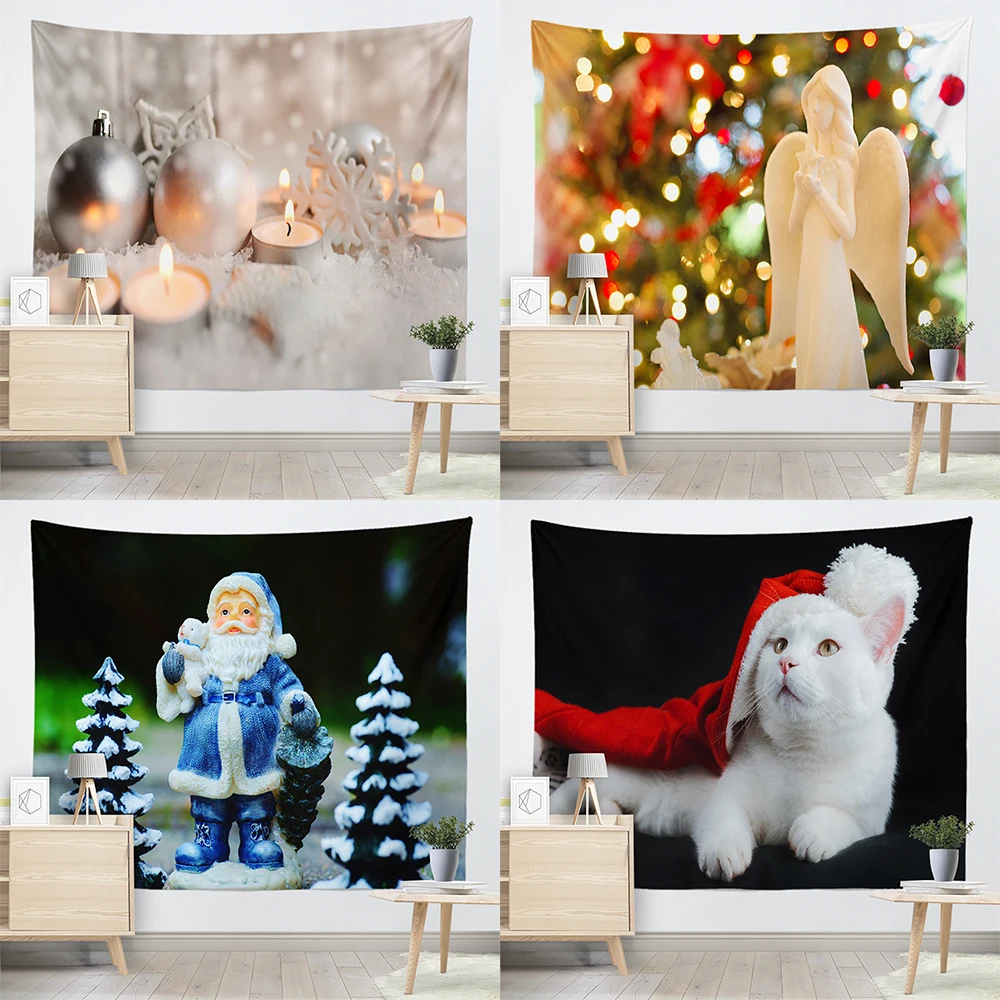 Christmas tree decoration printed pattern tapestry home living room bedroom wall background cloth
Christmas tree decoration printed pattern tapestry home living room bedroom wall background cloth