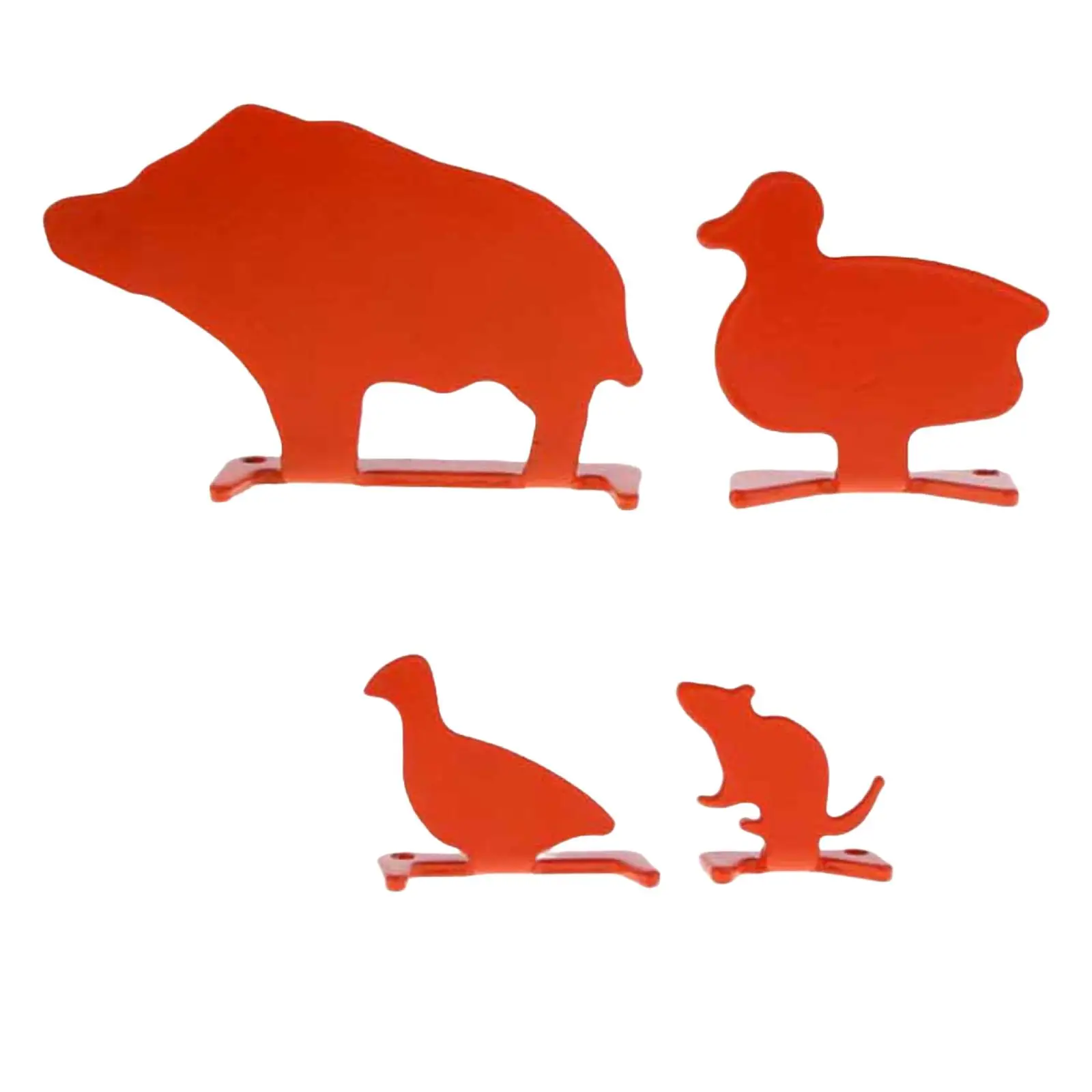 4 шт., силуэты животных для стрельбы из углеродистой стали
4 шт., силуэты животных для стрельбы из углеродистой стали