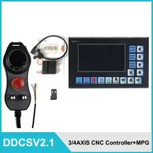 DDCSV2.1 3/4-AXIS offline CNC motion control system kit engraving machine controller emergency stop electronic handwheel (MPG)
DDCSV2.1 3/4-AXIS offline CNC motion control system kit engraving machine controller emergency stop electronic handwheel (MPG)
