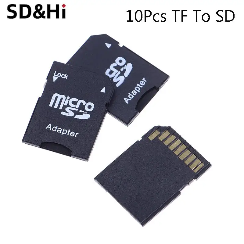 10pcs For Computer Internal Storages Micro SD TransFlash TF To SD SDHC Memory Card Adapter Converter Phones Tablet Memory Stick
10pcs For Computer Internal Storages Micro SD TransFlash TF To SD SDHC Memory Card Adapter Converter Phones Tablet Memory Stick