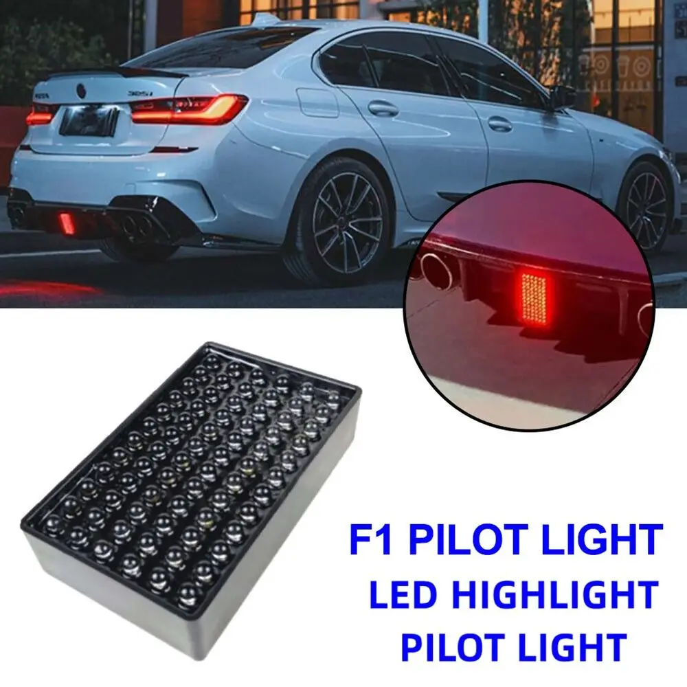 Car Rear Light Rear Pilot Lamp Light F1 Style 12V Strobe Flashing Tail Stop Light Rear Brake Lamp Rear Tail Lights LED Indicator
Car Rear Light Rear Pilot Lamp Light F1 Style 12V Strobe Flashing Tail Stop Light Rear Brake Lamp Rear Tail Lights LED Indicator