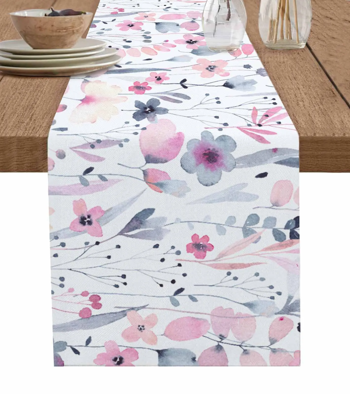 Flowers Watercolor Nature Table Runner Cotton Linen Wedding Decor Tablecloth Holiday Kitchen Decor Table Runner
Flowers Watercolor Nature Table Runner Cotton Linen Wedding Decor Tablecloth Holiday Kitchen Decor Table Runner