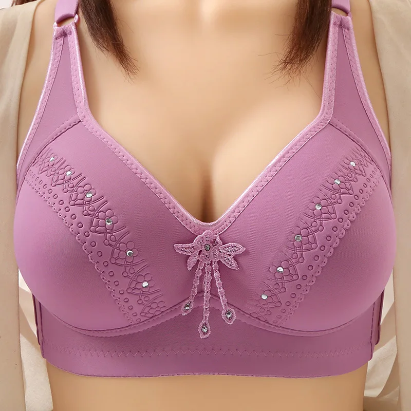 Thin Section Of Anti-Sagging Collection Of Breasts Bra Push Up Without Steel Ring In The Elderly Mother Lingerie Women Underwear
Thin Section Of Anti-Sagging Collection Of Breasts Bra Push Up Without Steel Ring In The Elderly Mother Lingerie Women Underwear