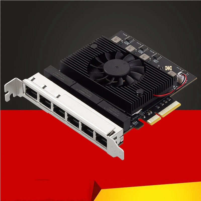 6-портовая PCI Express сетевая карта PCIE X4 на 6 портов RJ45 NIC RTL8125B чип 10/100/1000M/2,5G гигабитная Ethernet-карта для настольного ПК
6-портовая PCI Express сетевая карта PCIE X4 на 6 портов RJ45 NIC RTL8125B чип 10/100/1000M/2,5G гигабитная Ethernet-карта для настольного ПК