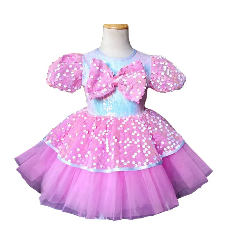 Modern Dance Tutu Dress Girls Kids Ballroom Clothing Sequined Jazz Dance Costume Stage Wear Pink Wedding Princess Dresses
Modern Dance Tutu Dress Girls Kids Ballroom Clothing Sequined Jazz Dance Costume Stage Wear Pink Wedding Princess Dresses