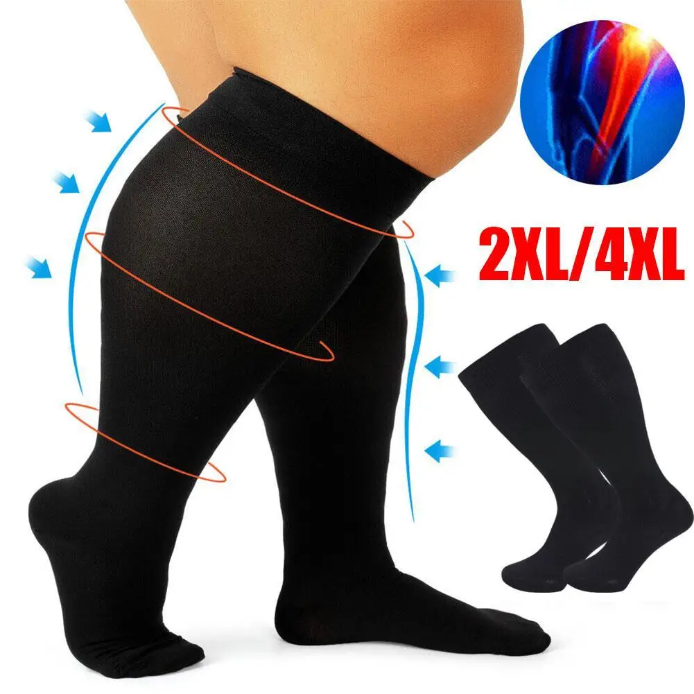 Fat Plus Size Pressure Socks Women Men Long Solid Color Sports Running Fitness Weight Loss Socks Fitness Pressure Socks 2/4XL
Fat Plus Size Pressure Socks Women Men Long Solid Color Sports Running Fitness Weight Loss Socks Fitness Pressure Socks 2/4XL
