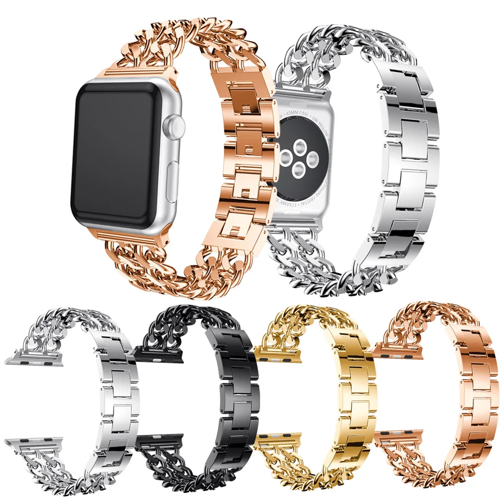 Браслет-цепочка из нержавеющей стали для Apple Watch 8 Ultra 49 мм 7 SE 6 5 4 3, металлический ремешок для iWatch Series 38 40 41 42 44 45 мм
Браслет-цепочка из нержавеющей стали для Apple Watch 8 Ultra 49 мм 7 SE 6 5 4 3, металлический ремешок для iWatch Series 38 40 41 42 44 45 мм