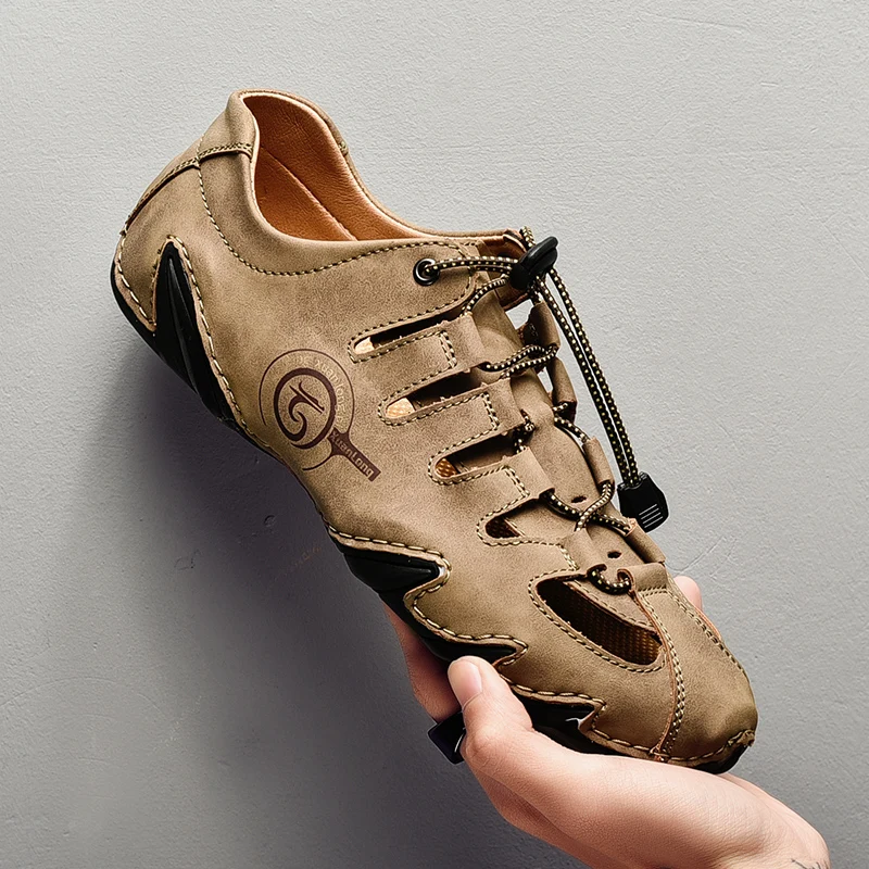 High Quality Leather Mens Casual Shoes New Summer Breathable Slip On Sandals Luxury Brand Men Sneakers Moccasins Driving Loafer
High Quality Leather Mens Casual Shoes New Summer Breathable Slip On Sandals Luxury Brand Men Sneakers Moccasins Driving Loafer