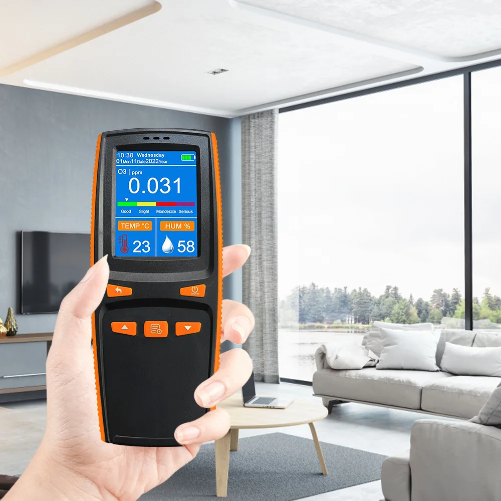 Professional Ozone Analyzer Air Quality Pollution Handheld Portable Monitor O3 Ozone Gas Detector Intelligent Sensor Ozone Meter
Professional Ozone Analyzer Air Quality Pollution Handheld Portable Monitor O3 Ozone Gas Detector Intelligent Sensor Ozone Meter