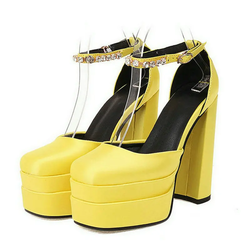 2022 New Women High Heel Shoes Brand Design High Quality Ladies Thick High Heel Shoes Buckle Dress Sexy Women Pumps Big Size 43
2022 New Women High Heel Shoes Brand Design High Quality Ladies Thick High Heel Shoes Buckle Dress Sexy Women Pumps Big Size 43