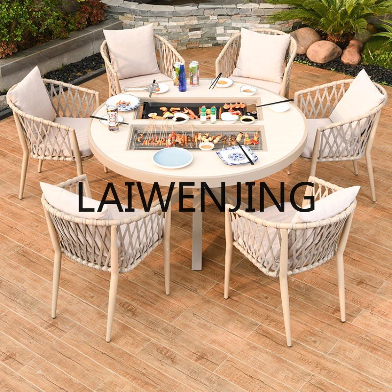 RWJ Outdoor Barbecue Courtyard Dining Table Smoke-Free Electric Baking Pan Outdoor Grill Rack Household Barbecue Oven
RWJ Outdoor Barbecue Courtyard Dining Table Smoke-Free Electric Baking Pan Outdoor Grill Rack Household Barbecue Oven