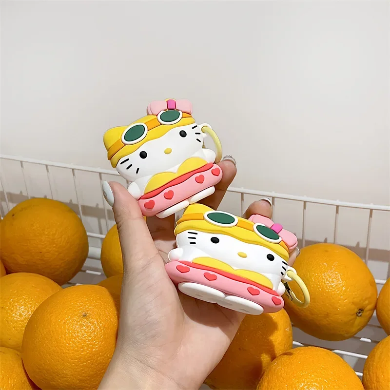 

Hello Kitty For Airpods Pro 2nd Generation Case,Fat Cat Cartoon Earphone Anime Cover For Airpods 3 Case/Airpods 1/2 Case
