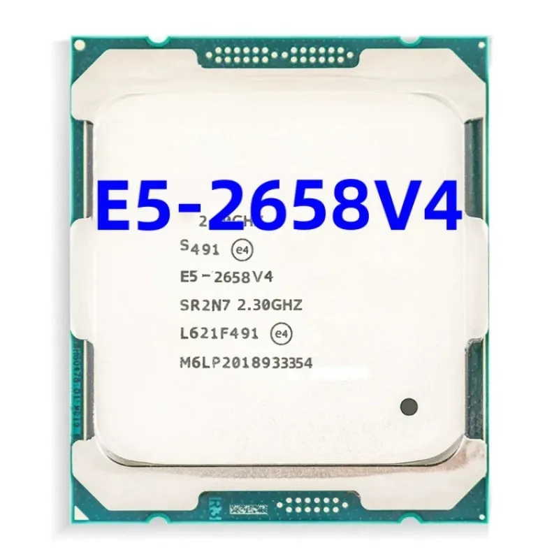 E5-2658V4 E5 2658V4 Xeon support X99 motherboard CPU 105W 14-core 2.30GHZ 35MB LGA2011-3
E5-2658V4 E5 2658V4 Xeon support X99 motherboard CPU 105W 14-core 2.30GHZ 35MB LGA2011-3