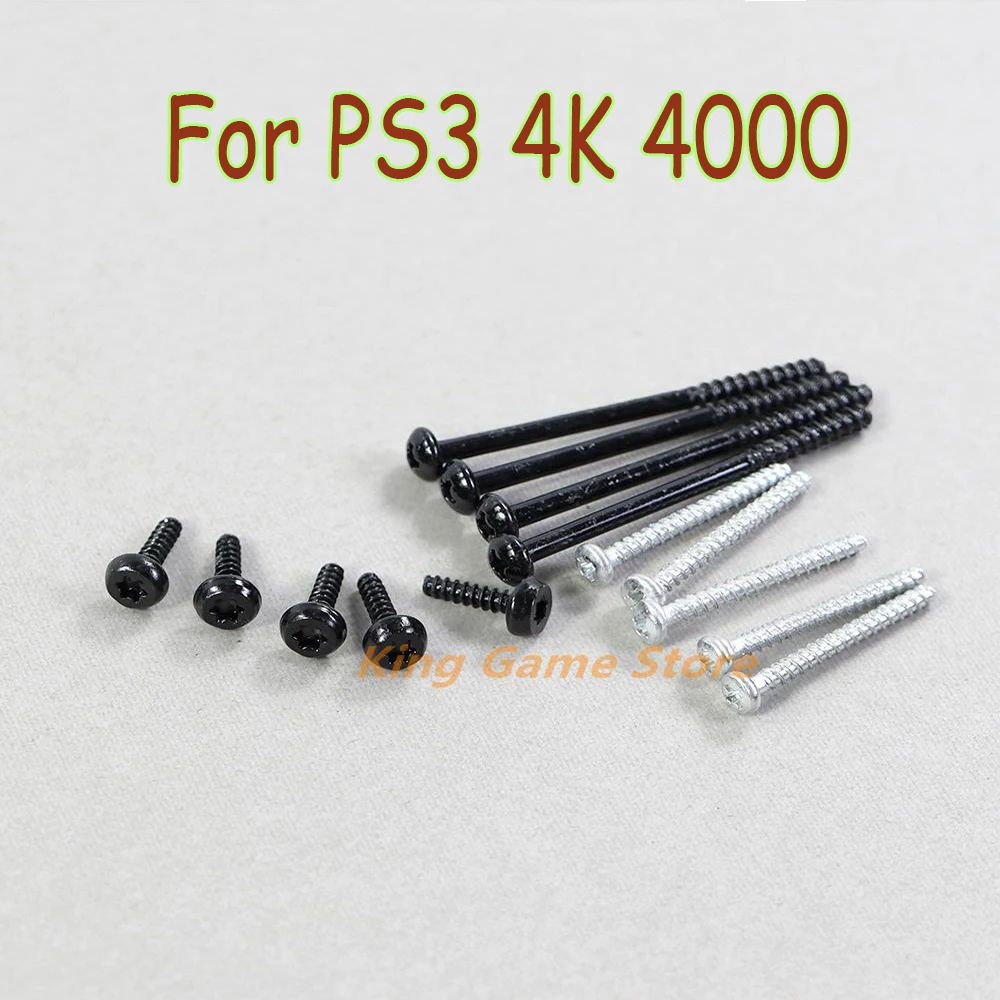 

100sets/lot Screws For Sony Playstation 3 PS3 Super Slim CECH-4000 Housing Shell screws for ps3 4000 4k Console Repair Part