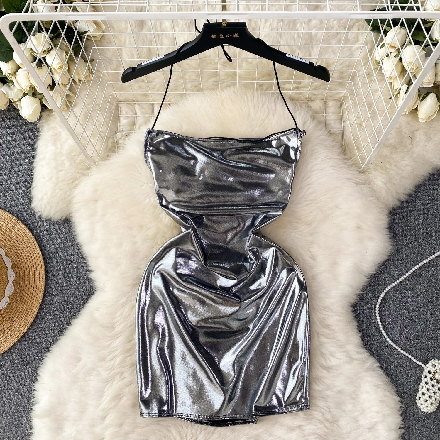 Chic Satin Sexy Elegant Backless Slip Dress Dress Birthday Evening Party Summer Beach Vacation Vestidos Women Mini Dress
Chic Satin Sexy Elegant Backless Slip Dress Dress Birthday Evening Party Summer Beach Vacation Vestidos Women Mini Dress