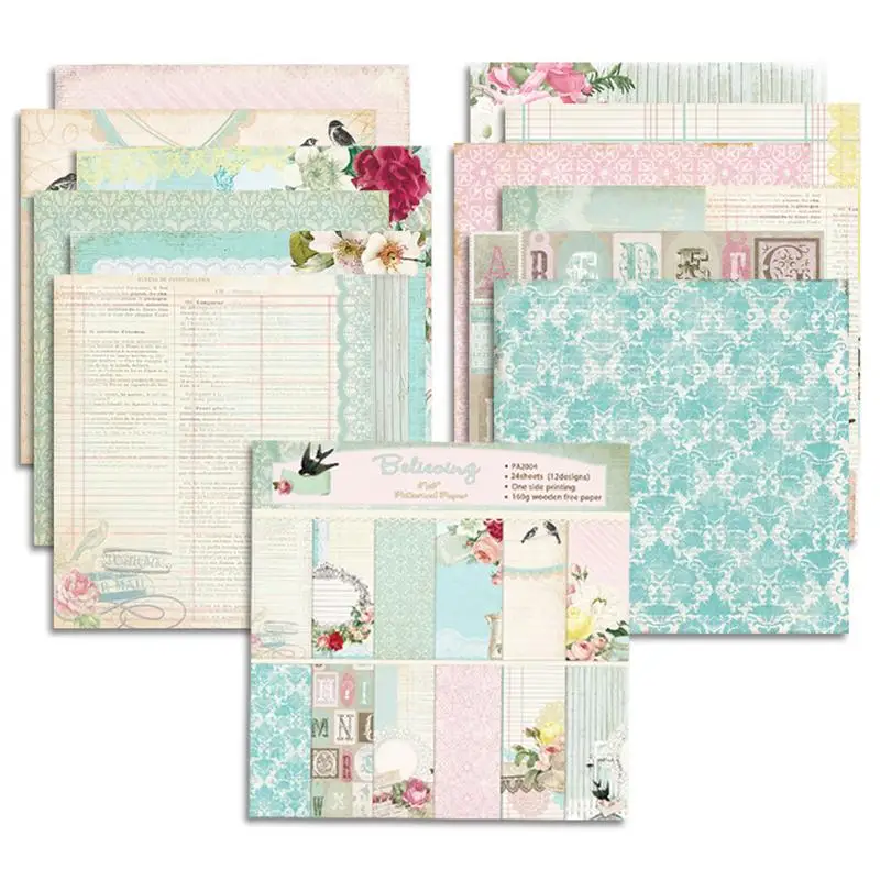 6 Inch Scrapbook Paper Card Background Paper Decorative Craft Paper Pad For DIY Photo Album Card Making Scrapbooking Decorations
6 Inch Scrapbook Paper Card Background Paper Decorative Craft Paper Pad For DIY Photo Album Card Making Scrapbooking Decorations