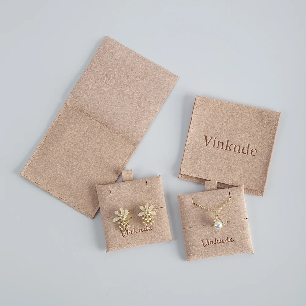 Peach Microfiber Jewelry Bag With Holder Custom Logo Suede Envelope Jewelry Necklace Bracelet Earrings Pouch With Insert Card
Peach Microfiber Jewelry Bag With Holder Custom Logo Suede Envelope Jewelry Necklace Bracelet Earrings Pouch With Insert Card