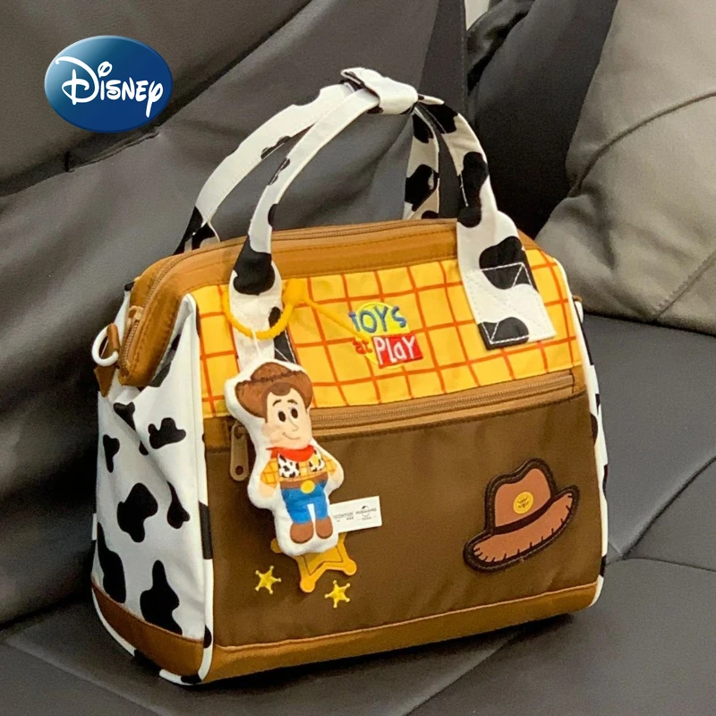 Disney Toy Story New Women's Handbag Cartoon Cute Luxury Girls' One Shoulder Oblique Bag Large Capacity Girls' Bag High Quality
Disney Toy Story New Women's Handbag Cartoon Cute Luxury Girls' One Shoulder Oblique Bag Large Capacity Girls' Bag High Quality