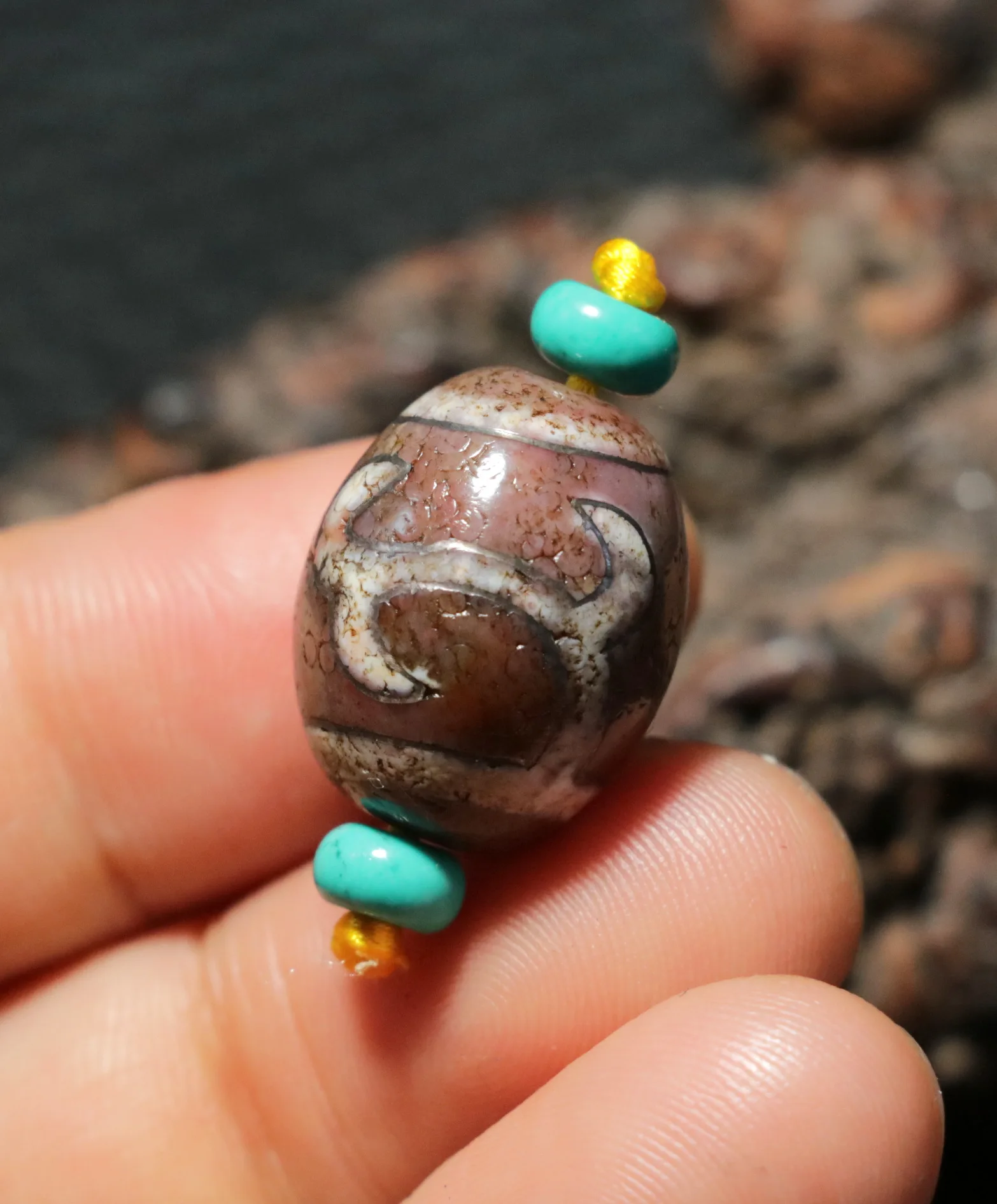 Energy Tibetan Old Agate Silver Inlaid Ruyi As You Wish Hook Daluo dZi Bead Amulet LKbrother Sauces Top Quality F029A
Energy Tibetan Old Agate Silver Inlaid Ruyi As You Wish Hook Daluo dZi Bead Amulet LKbrother Sauces Top Quality F029A
