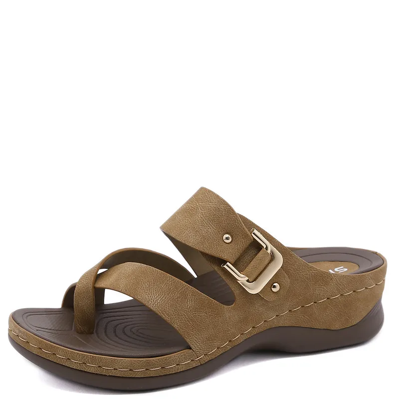 Summer Women's Wedge Shoes New Retro Slip on Platform Wedge Slippers for Women Outdoor Casual Beach Shoes Women's Flip Flops
Summer Women's Wedge Shoes New Retro Slip on Platform Wedge Slippers for Women Outdoor Casual Beach Shoes Women's Flip Flops