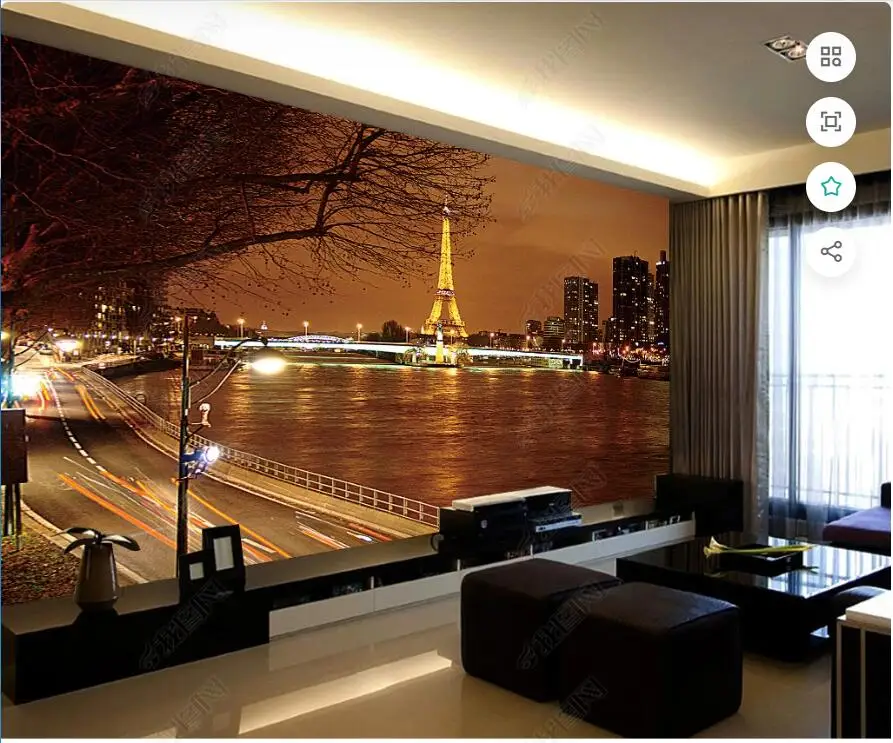 Настенные 3d фотообои на заказ, красивые обои с ночным пейзажем в стиле европейской архитектуры, для гостиной 
Настенные 3d фотообои на заказ, красивые обои с ночным пейзажем в стиле европейской архитектуры, для гостиной