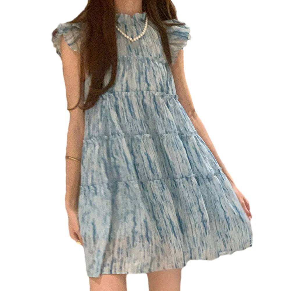 Floral Dress Dress Casual Loose College Mini Equipped Flying Sleeves Fully Niche Design Summer Sweet Temperament
Floral Dress Dress Casual Loose College Mini Equipped Flying Sleeves Fully Niche Design Summer Sweet Temperament