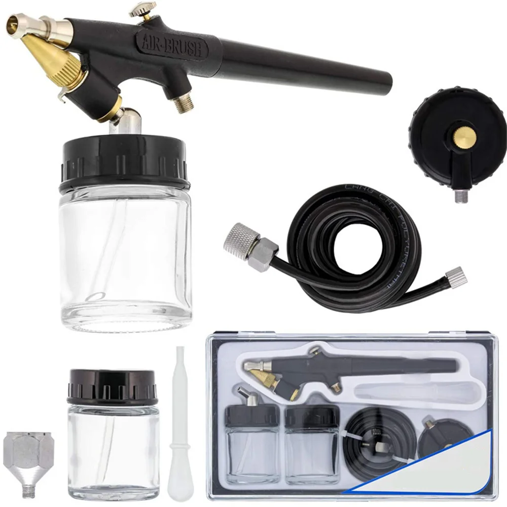 0.8mm Spray Pen Big Head Single Board Machine Pressure Supplies 1 Set Art Painting Spray Pen Durability Lower Pot Type Car Paint
0.8mm Spray Pen Big Head Single Board Machine Pressure Supplies 1 Set Art Painting Spray Pen Durability Lower Pot Type Car Paint