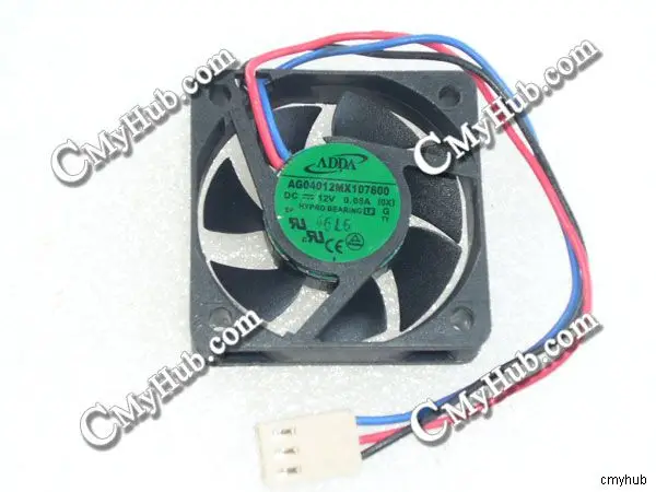 

For ADDA AG04012MX107600 DC12V 0.08A 4010 4CM 40MM 40X40X10MM 3pin Cooling Fan AG04012MX107600