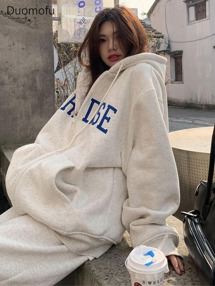 Duomofu Hip Hop Zip Up Hoodies Women Harajuku Vintage Oversized Sweatshirts Loose Casual All-match Fleece Tops Korean Fashion
Duomofu Hip Hop Zip Up Hoodies Women Harajuku Vintage Oversized Sweatshirts Loose Casual All-match Fleece Tops Korean Fashion