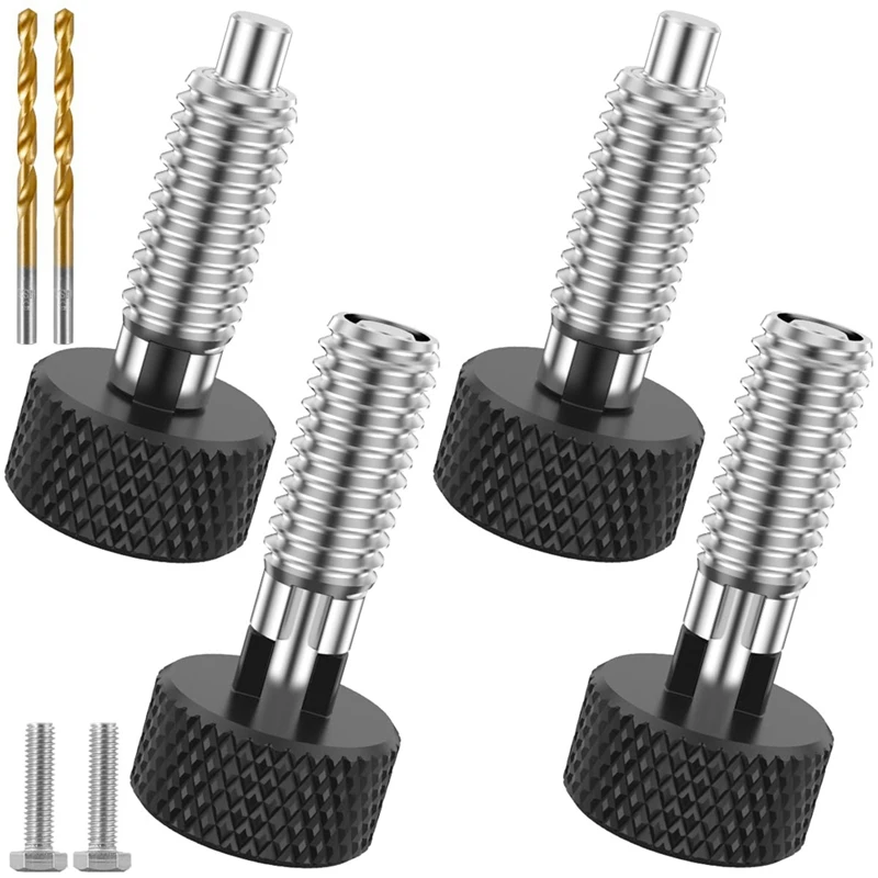 4Pcs Hand Retractable Spring Plunger With Knurled Handle Stainless Steel Lock Out M6 Type Release Pins Durable Easy To Use
4Pcs Hand Retractable Spring Plunger With Knurled Handle Stainless Steel Lock Out M6 Type Release Pins Durable Easy To Use