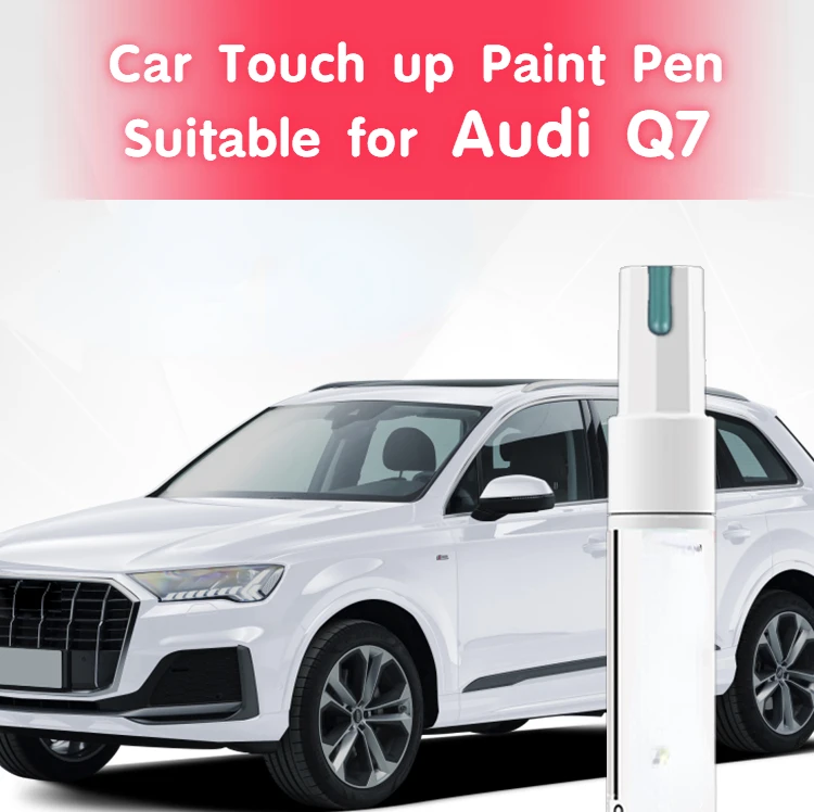 

Car Touch up Paint Pen Suitable for Audi Q7 Paint Fixer Glacier White Paint Scratch Repair Sky Cloud Gray Car Special Car Q7