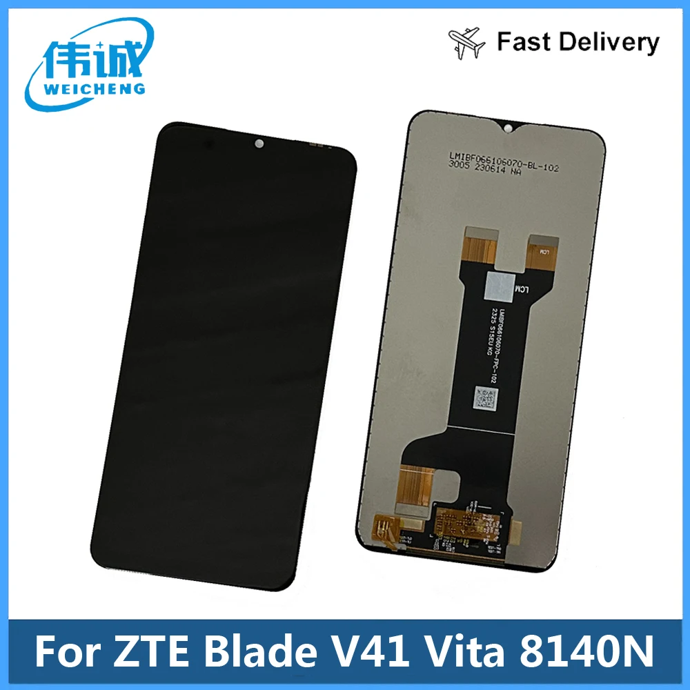 

6,6 дюймовый черный для ZTE Blade V41 Vita 8140N, ЖК-дисплей, сенсорный экран, дигитайзер, панель в сборе, замена