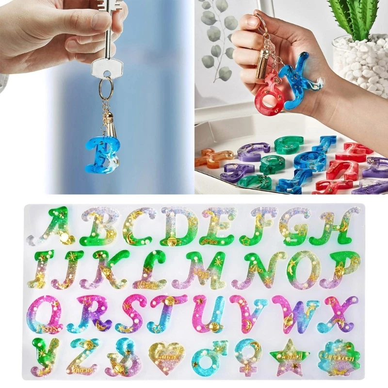 DIY 3D Letters Symbol Pendant Silicone Mold Handmade Jewelry Earring Necklace Keychain Hanging Charms Epoxy Resin Casting Mould
DIY 3D Letters Symbol Pendant Silicone Mold Handmade Jewelry Earring Necklace Keychain Hanging Charms Epoxy Resin Casting Mould