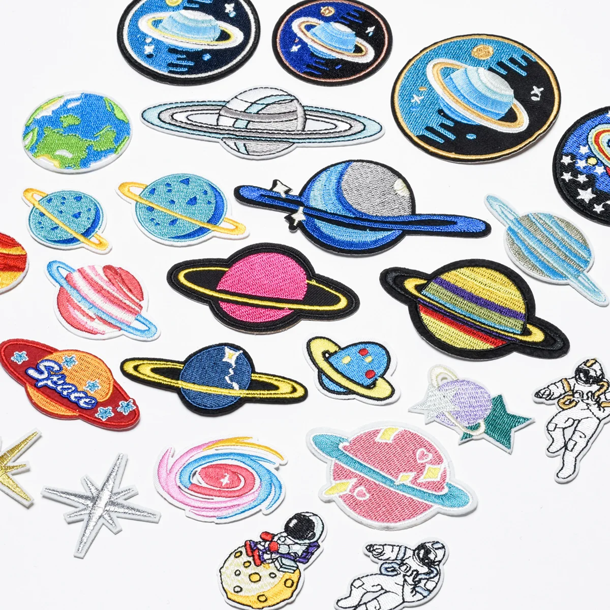 26Pcs Space Astronauts Ironing Embroidery Patch for on DIY Sew children Clothing Jackets Sticker Appliques T Shirt hat Badge
26Pcs Space Astronauts Ironing Embroidery Patch for on DIY Sew children Clothing Jackets Sticker Appliques T Shirt hat Badge