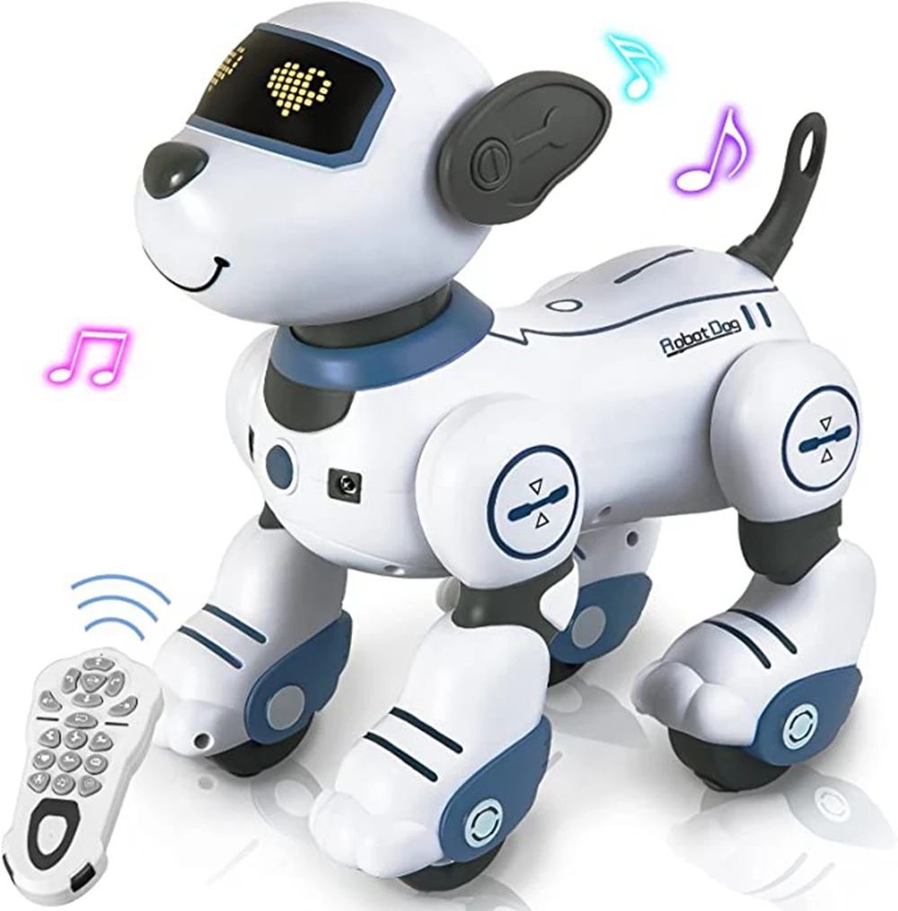 Control Robot Dog RC Robot Electronic Dog Stunt Dog Voice Command Programmable Touch-sense Music Song Robot for Children's Toys
Control Robot Dog RC Robot Electronic Dog Stunt Dog Voice Command Programmable Touch-sense Music Song Robot for Children's Toys