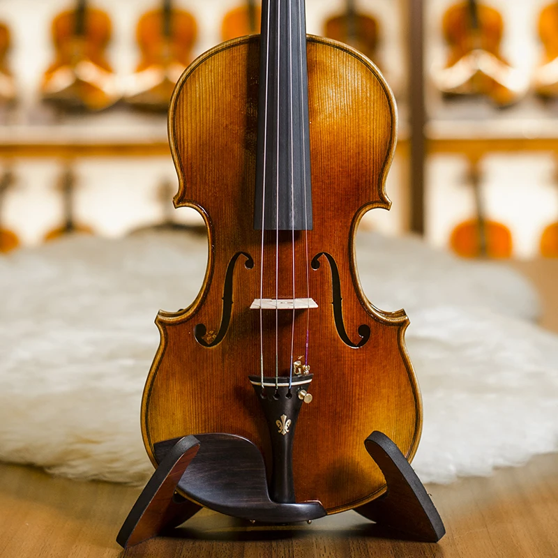 CHRISTINA Advanced Violin V07D One-piece Flame Maple Purely Handmade Gradient Golden Brown Oil Varnish for Learning Grade Exam
CHRISTINA Advanced Violin V07D One-piece Flame Maple Purely Handmade Gradient Golden Brown Oil Varnish for Learning Grade Exam