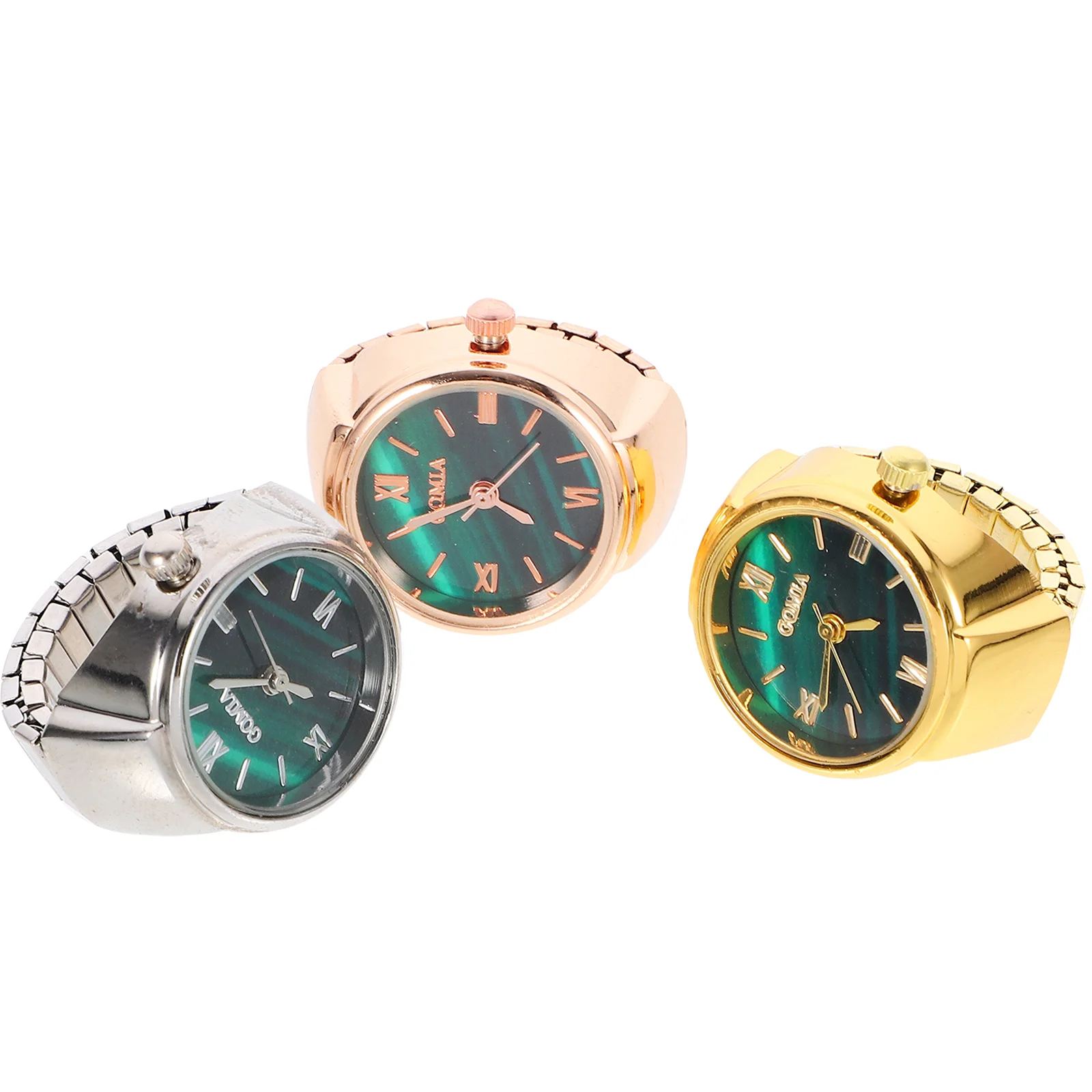 3 Pcs Ring Watch Digital Decorative Finger Movement Women Glass Casual Watches Jewelry
3 Pcs Ring Watch Digital Decorative Finger Movement Women Glass Casual Watches Jewelry