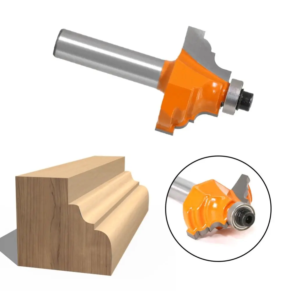 with Bearing Milling Cutter Durable Woodworking Tools Carbide Trimming Machine 8MM Shank Trim Corner Round Cove
with Bearing Milling Cutter Durable Woodworking Tools Carbide Trimming Machine 8MM Shank Trim Corner Round Cove