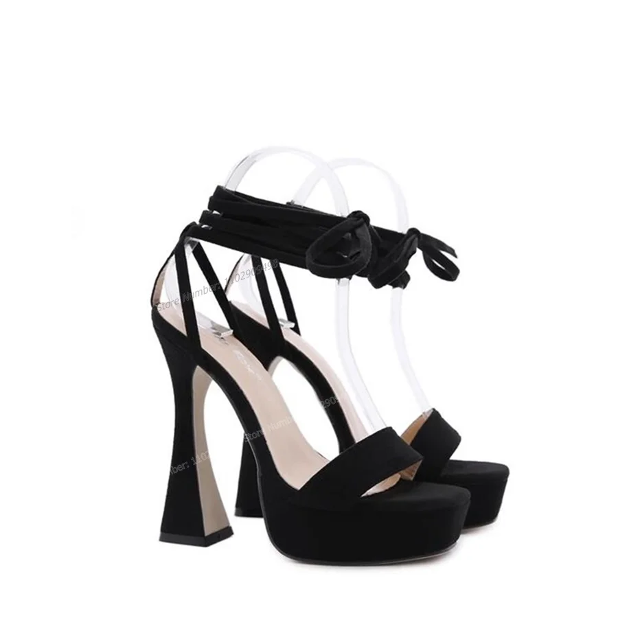 Black Twine Platform Sandals Solid Color Back Strap Open Toe Shoes for Women Square High Heels Shoes 2023 Zapatos Para Mujere
Black Twine Platform Sandals Solid Color Back Strap Open Toe Shoes for Women Square High Heels Shoes 2023 Zapatos Para Mujere