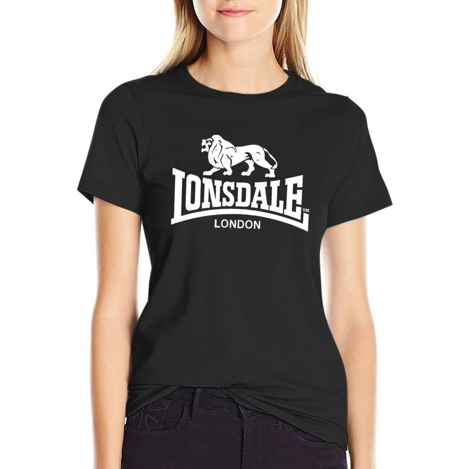 

Lonsdale London T-shirt plus size tops summer clothes summer top Womens graphic t shirts