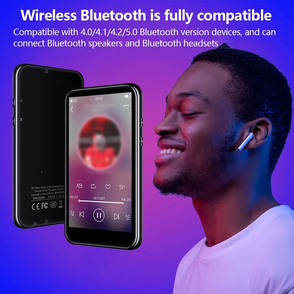 Сенсорный экран, совместимый с Bluetooth, 5 0 MP5 плеер, словарь, чтение книг, перезаряжаемые музыкальные проигрыватели, рекордер, подарок на день рождения
Сенсорный экран, совместимый с Bluetooth, 5 0 MP5 плеер, словарь, чтение книг, перезаряжаемые музыкальные проигрыватели, рекордер, подарок на день рождения