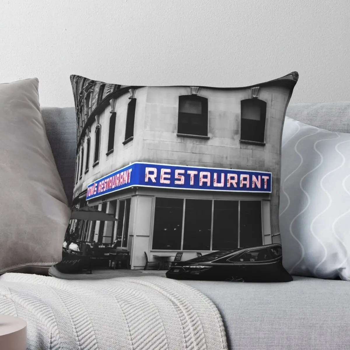 Tom's Restaurant Square Pillowcase Polyester Linen Velvet Creative Zip Decorative Throw Pillow Case Home Cushion Cover
Tom's Restaurant Square Pillowcase Polyester Linen Velvet Creative Zip Decorative Throw Pillow Case Home Cushion Cover