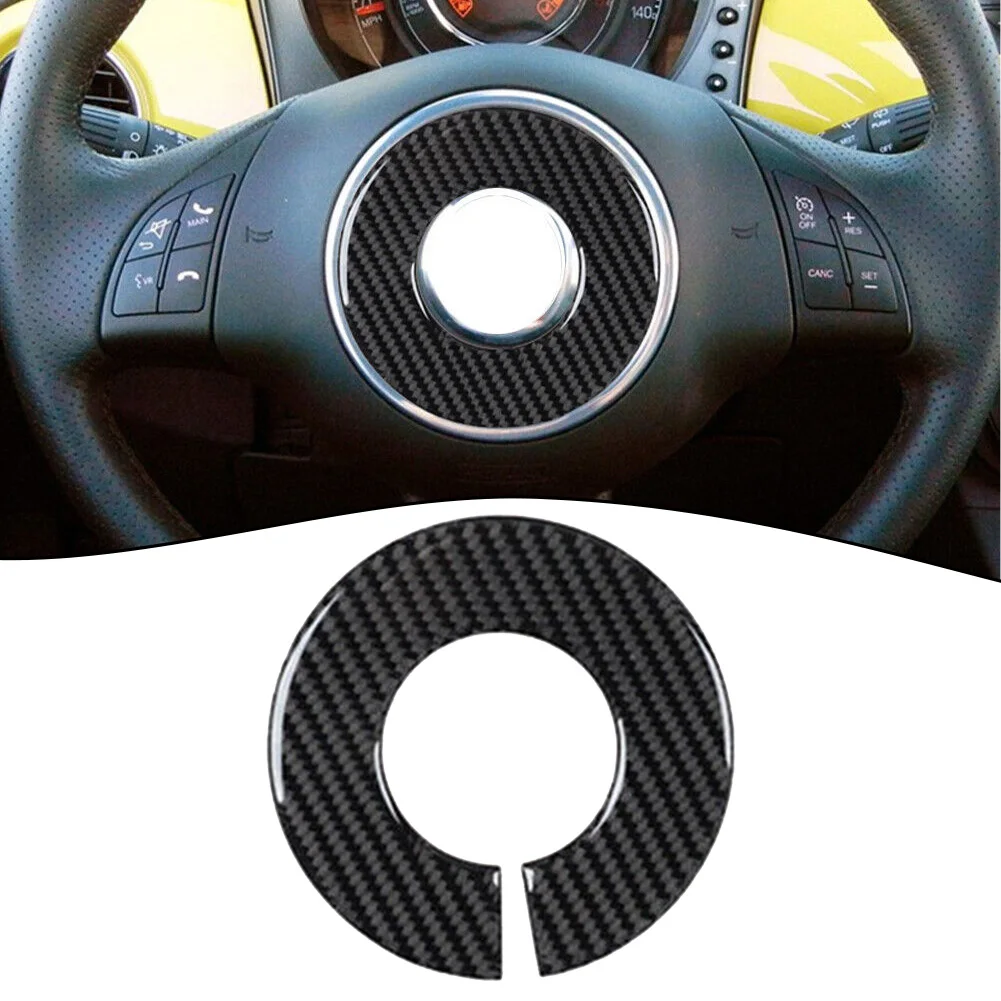 1pc For Fiat 500 2012-2015 Carbon Fiber Look Interior Steering Wheel Cover Trim Auto Interior Accessories Sticker
1pc For Fiat 500 2012-2015 Carbon Fiber Look Interior Steering Wheel Cover Trim Auto Interior Accessories Sticker