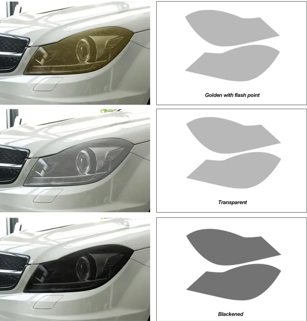 2 Pcs Car Headlight Protective Film Transparent Black TPU Sticker For Mercedes Benz C Class W204 C63 AMG 2011-2014 Accessories
2 Pcs Car Headlight Protective Film Transparent Black TPU Sticker For Mercedes Benz C Class W204 C63 AMG 2011-2014 Accessories